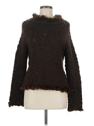 Pre-owned Michelle Nicole Turtleneck Sweater In Brown