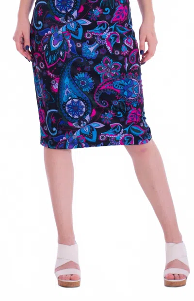 Michelle Parisou Allison Midi Dress In Dreamcatcher Bloom In Multi