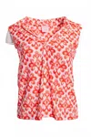 Michelle Parisou Women's Lori Tank Top In Saffron Tide In Red