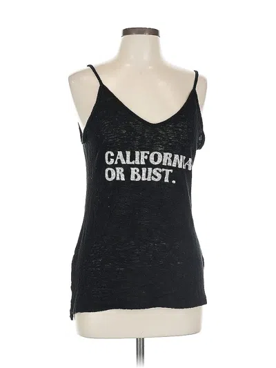 Pre-owned Michelle Tank Top Black Strapless Neckline Tops