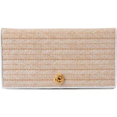 Michelle Wilhite The Eloise Clutch In Neutral
