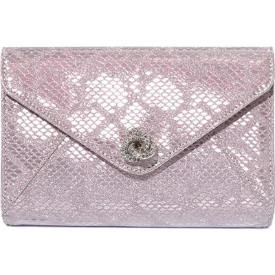 Michelle Wilhite The Mini Frieda Clutch In Pink