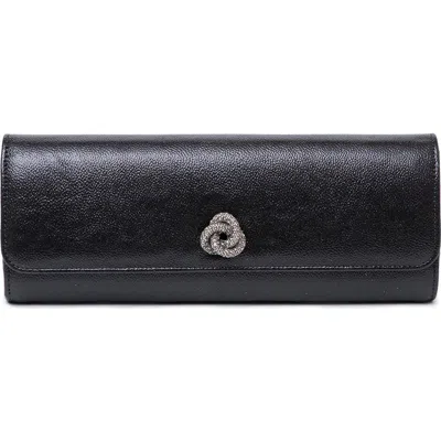 Michelle Wilhite The Mini Robbie Clutch In Black