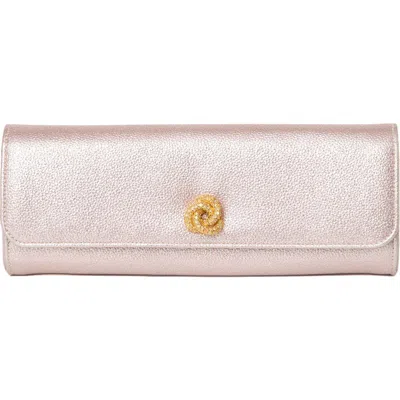 Michelle Wilhite The Mini Robbie Clutch In Pink