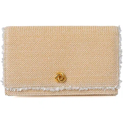 Michelle Wilhite The Olivia Louise Clutch In Neutral