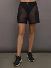 Michi Ares Mesh Short 4 Inch In Black