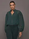 Michi Midnight Jacket In Green