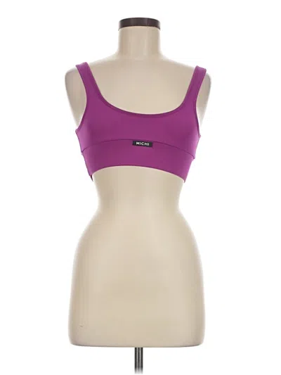 Pre-owned Michi Sports Bra In Purple