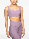 Michi Volta Longline Bra In Purple