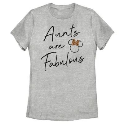 Mickey & Friends Aunts Are Fabulous  Graphic T-shirt In Gray