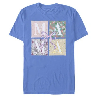 Mickey & Friends Box Patterns Mama Bow  Graphic T-shirt In Blue
