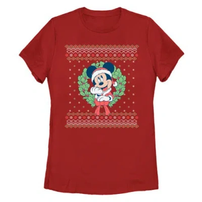 Mickey & Friends Christmas Gingerbread Cookies Collage  Graphic T-shirt In Green