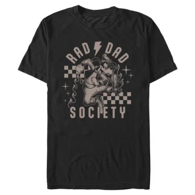 Mickey & Friends Goofy Art Rad Dad Society  Graphic T-shirt In Black