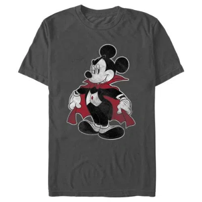 Mickey & Friends Halloween Retro Vampire  Graphic T-shirt In Gray