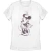 Mickey & Friends Minnie Mouse Vintage Sketch  Graphic T-shirt