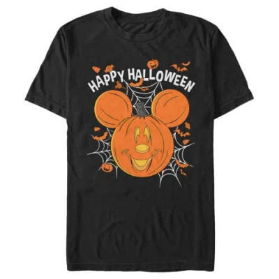 Mickey & Friends Mouse-o-lantern  Graphic T-shirt In Black