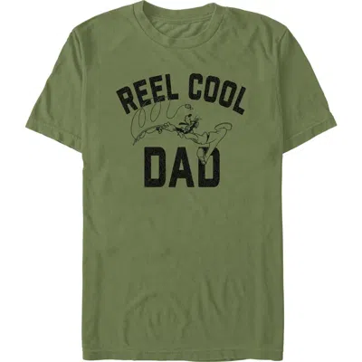 Mickey & Friends Reel Cool Dad  Graphic T-shirt In Green