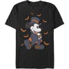Mickey & Friends Retro Vampire  Graphic T-shirt In Black
