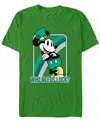 Mickey Classic Men's Dis Need Luck Short Sleeve T-shirt In Kelly