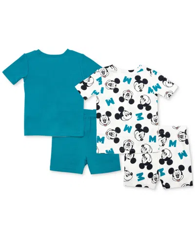 Mickey Mouse Babies' Toddler Boys 4-pc. Short-sleeve Pajama Set In Assorted