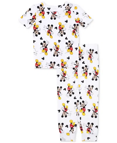 Mickey Mouse Babies' Toddler Boys Short-sleeve Top & Jogger Pant Pajamas, 2 Piece Set In Assorted
