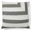 Mickler & Co. Angles Throw Pillow In Grey