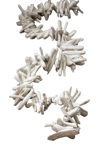 Mickler & Co. Driftwood Garland Decor In White