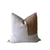 Mickler & Co. Hemp Pillow In Sienna/tan