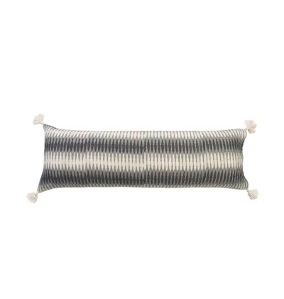 Mickler & Co. Reversible Long Bed Pillow In Multi In Gray