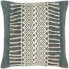 Mickler & Co. Tanny Pillow With Tassels In Blue/turquoise/ivory