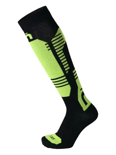 Mico Kids' Knee-high Compression Socks In Black
