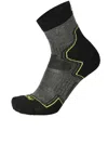 Mico Medium Light Weight Hike Sock In Black