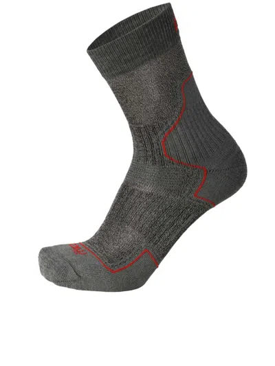Mico Medium Light Weight Hike Sock In Gray