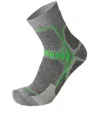 Mico Medium Light Weight X-performance Hike Sock In Gray