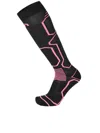 Mico Medium Weight Warm Control Ski Sock In Black