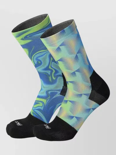 Mico Multisport Socks Mid Calf Reinforced Zones In Green
