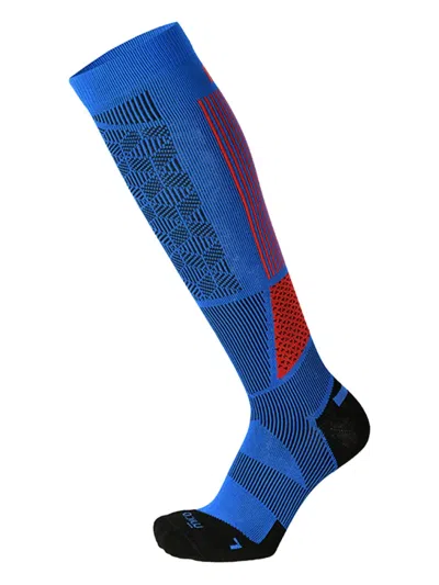 Mico Ribbed Socks In Blue