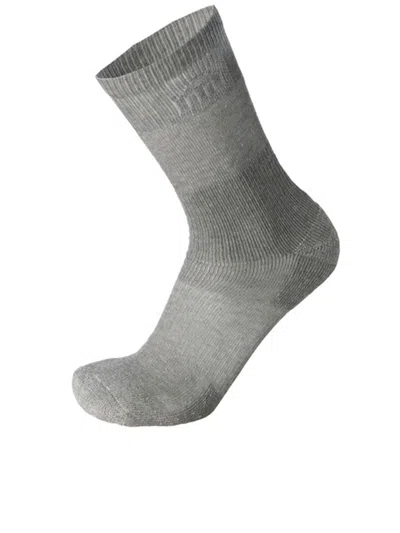 Mico Trek Media Medium Grey Socks In Green