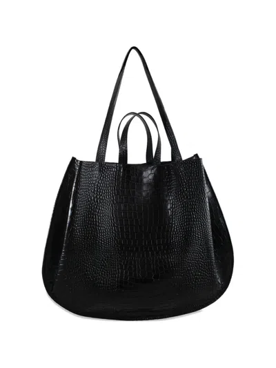 Micoli Luna Tote Bag In Black