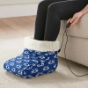 Micro Flannel Heated Foot Warmer In Sand