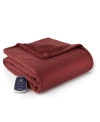 MICRO FLANNEL TO ULTRA VELVET ELECTRIC THROW BLANKET, (90" X 72")