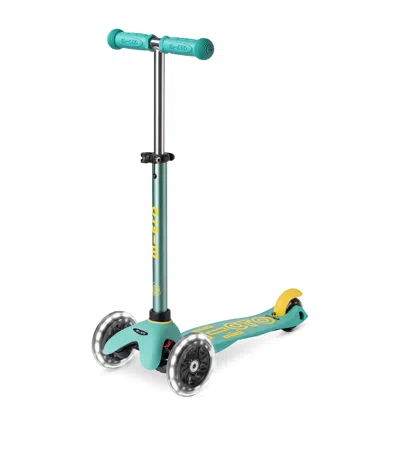 Micro Scooters Mini Eco Deluxe Led Scooter In Green