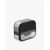Microplane Logo-embossed Stainless-steel Garlic Cutter 9cm In Stainless Steel