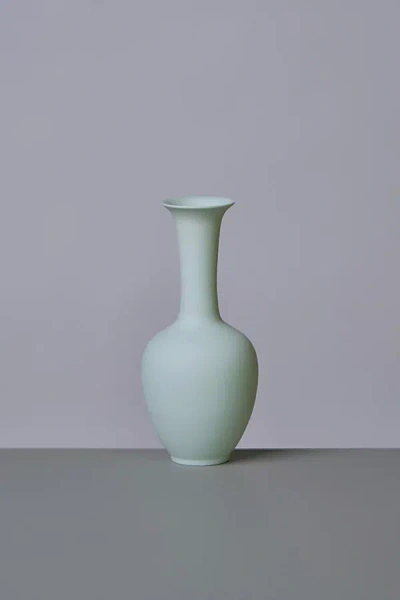 Middle Kingdom Miniature Porcelain Lotus Vase In Mint