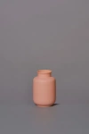 Middle Kingdom Miniature Porcelain Milk Jar Vase In Orange