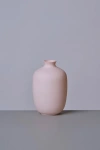 Middle Kingdom Miniature Porcelain Plum Vase In Dusty Pink