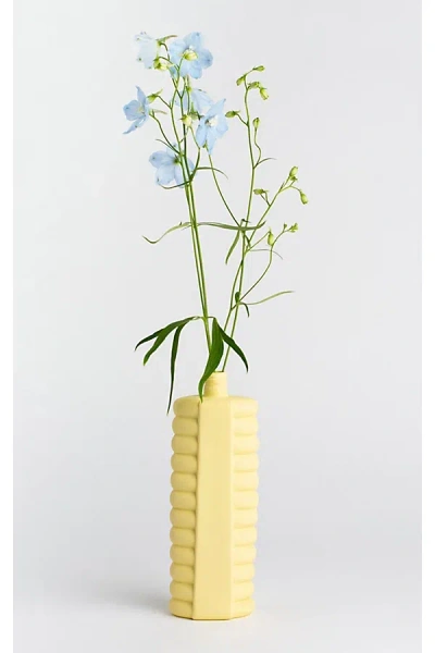 Middle Kingdom X Foekje Fleur Porcelain Deco Vase In Yellow