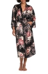 Midnight Bakery Floral Wrap Robe