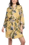 Midnight Bakery Floral Yoryu Wrap Robe