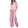 Midnight Bakery Ombré Stripe Pajamas In Pink
